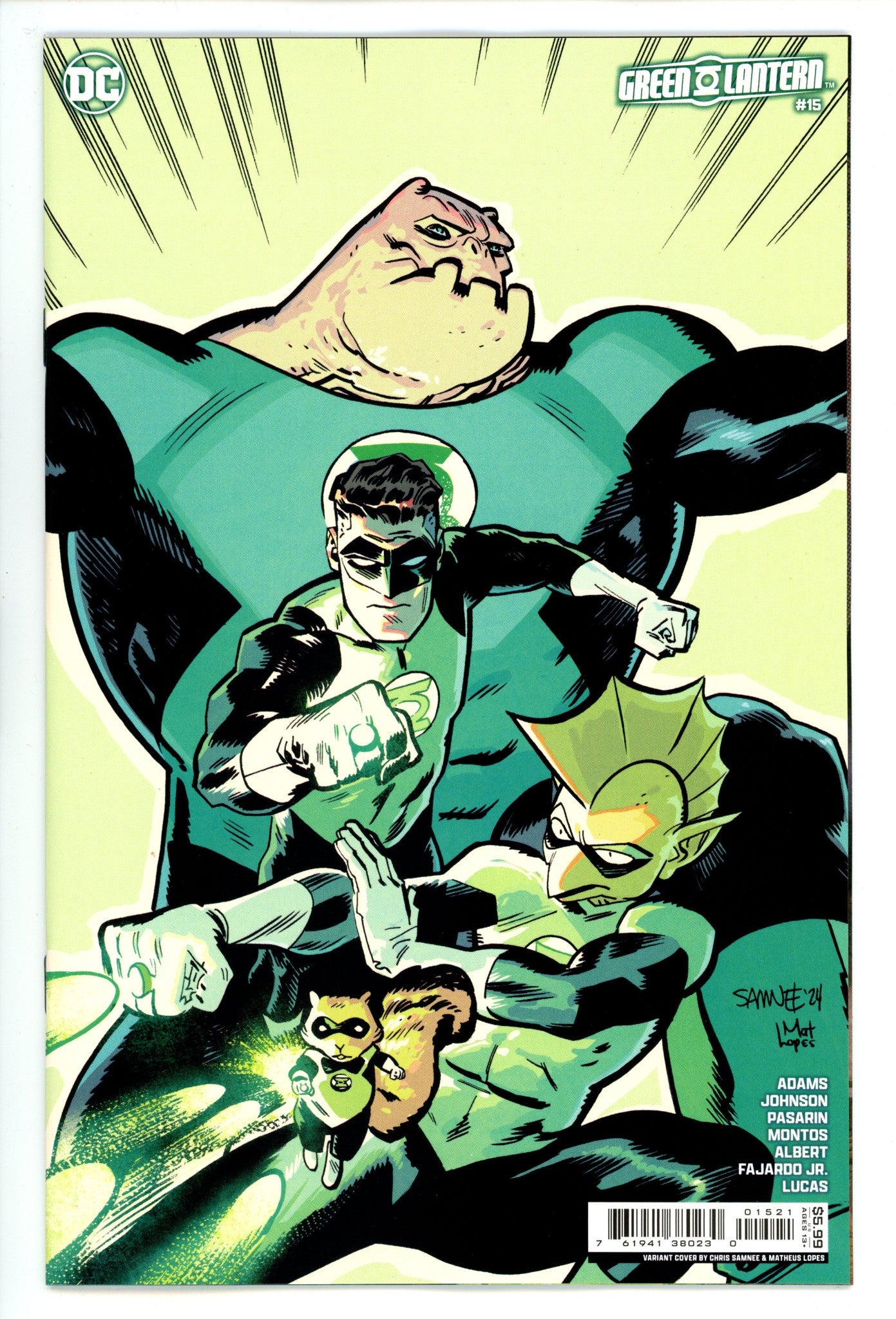 Green Lantern Vol 8 15 Samnee Variant (2024)
