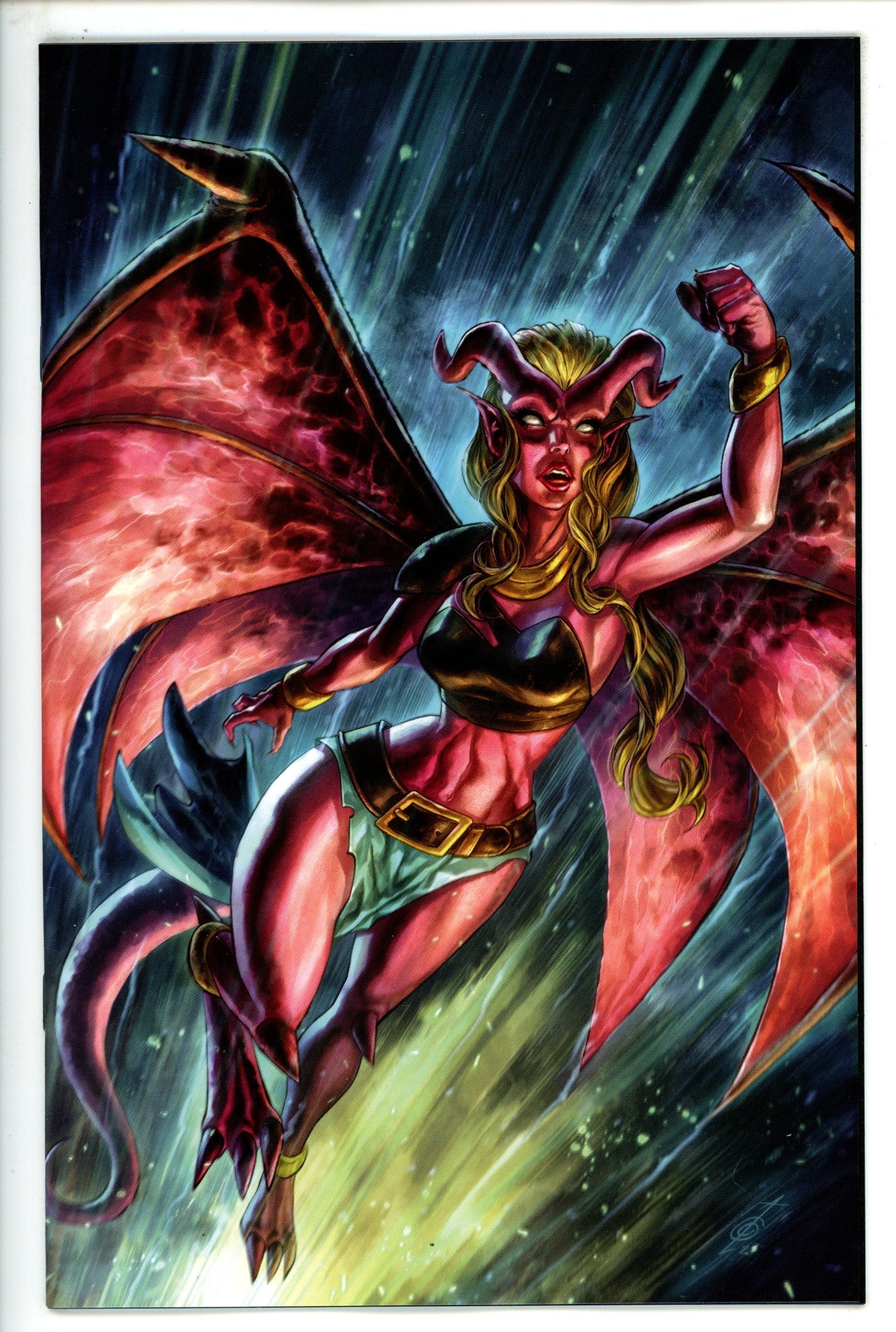 Gargoyles Dark Ages 3 Quah Virgin Incentive Variant VF/NM (2023)