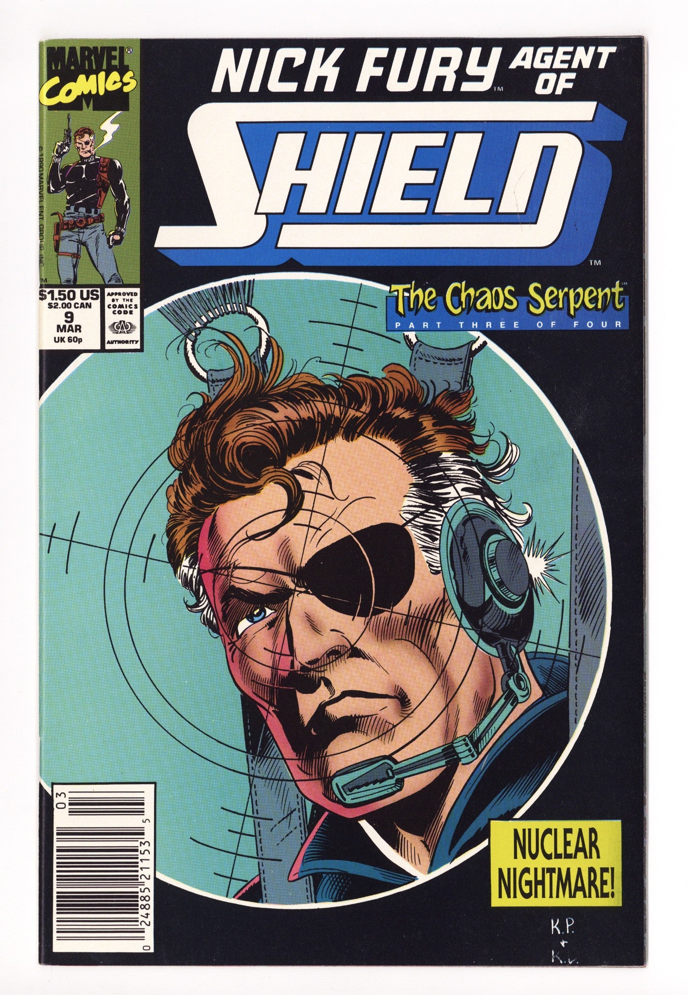 Nick Fury, Agent of S.H.I.E.L.D. Vol 4 9 High Grade (1990) 