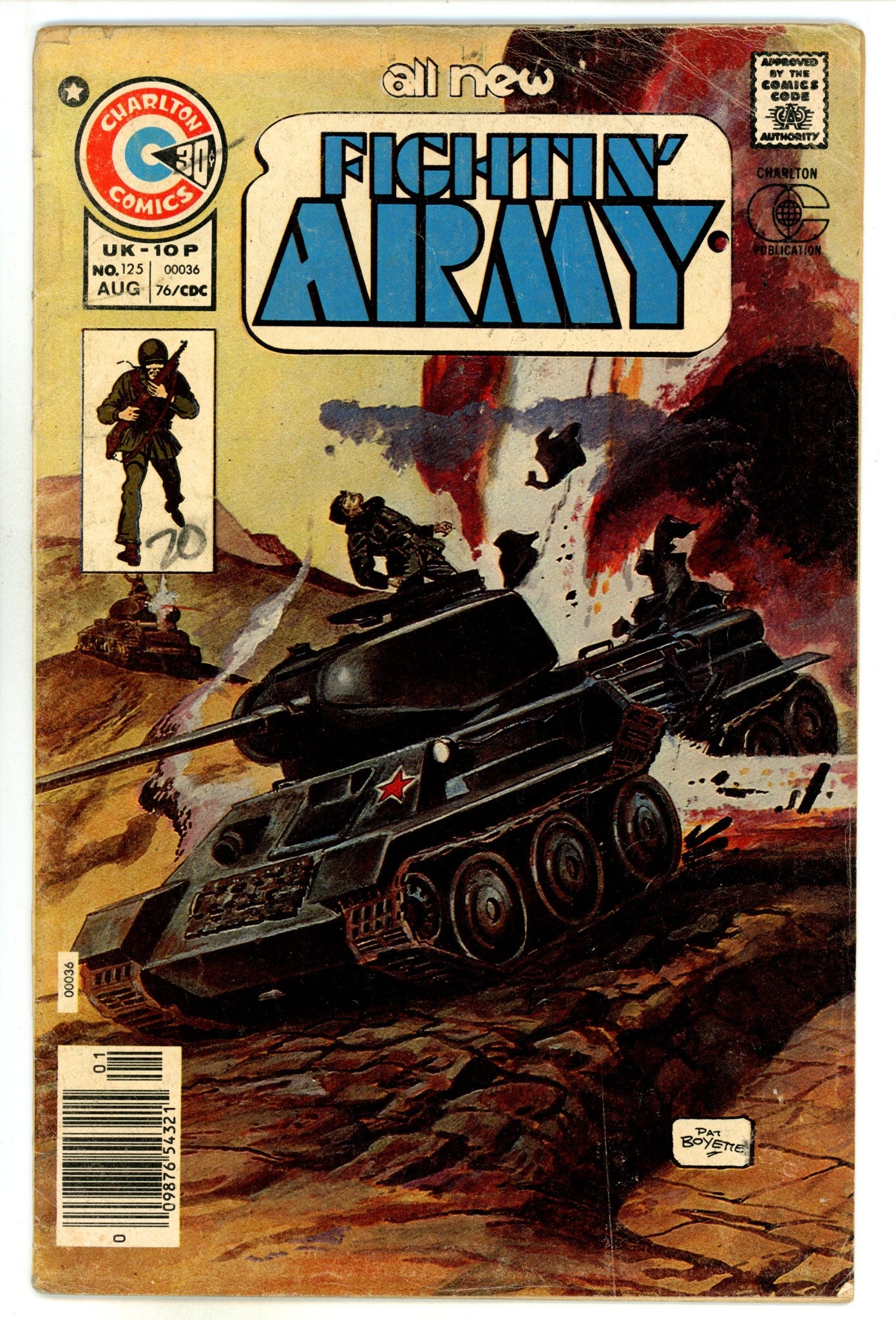 Fightin' Army 125 VG (4.0) (1976) 
