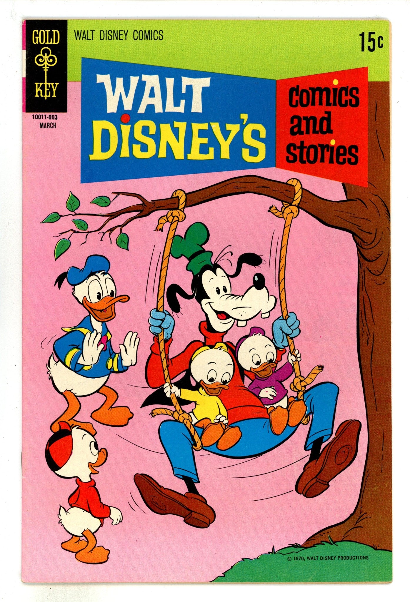 Walt Disney's Comics and Stories Vol 30 6 (354) FN+ (6.5) (1970) 
