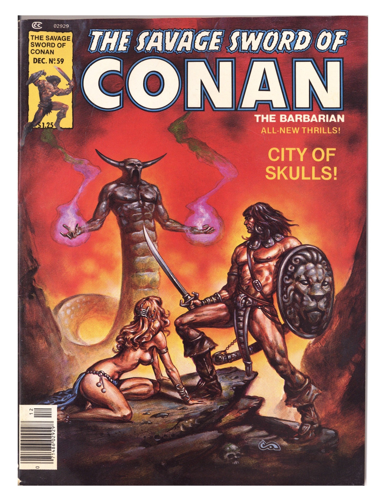 The Savage Sword of Conan Vol 1 59 Low Grade (1980) 