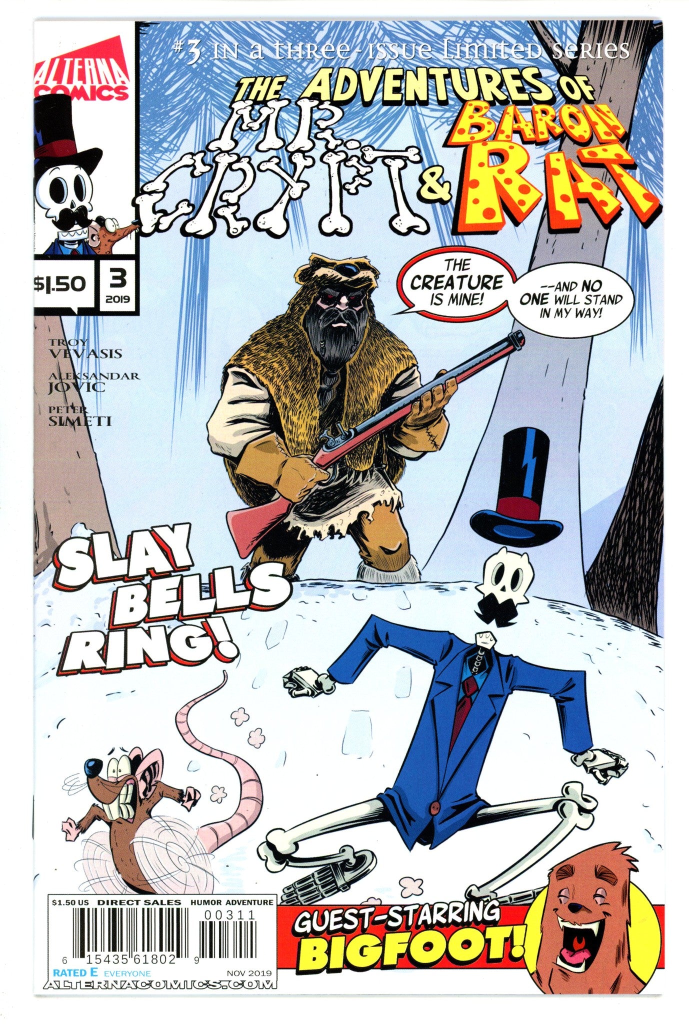 The Adventures of Mr. Crypt and Baron Rat 3 Mid Grade (2019) 