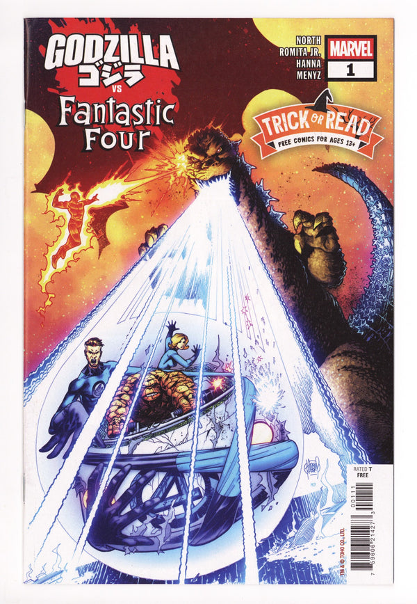 Godzilla Vs. Fantastic Four Halloween Trick or Read 1 (2025)