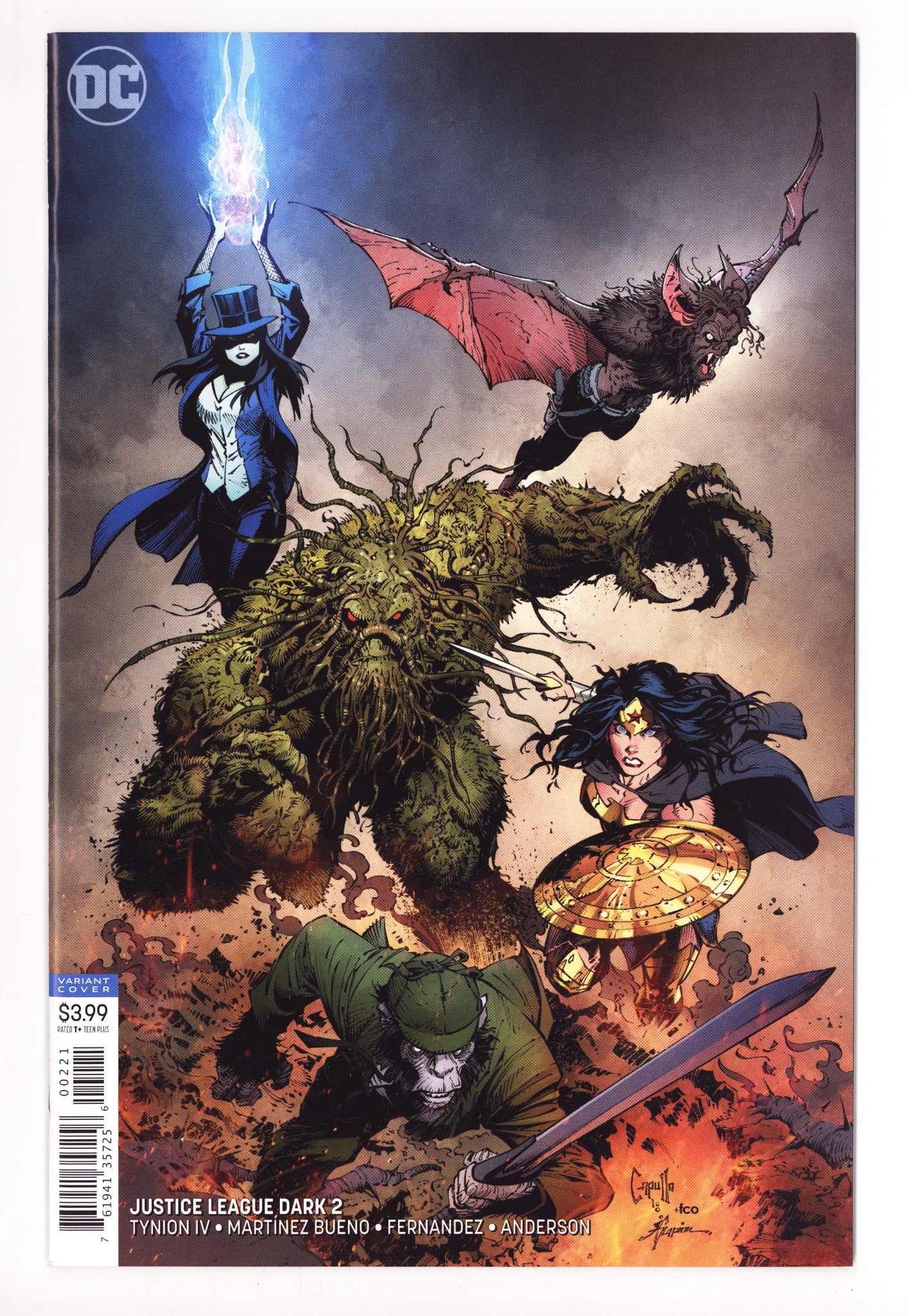 Justice League Dark Vol 2 2 High Grade (2018) Capullo Variant 
