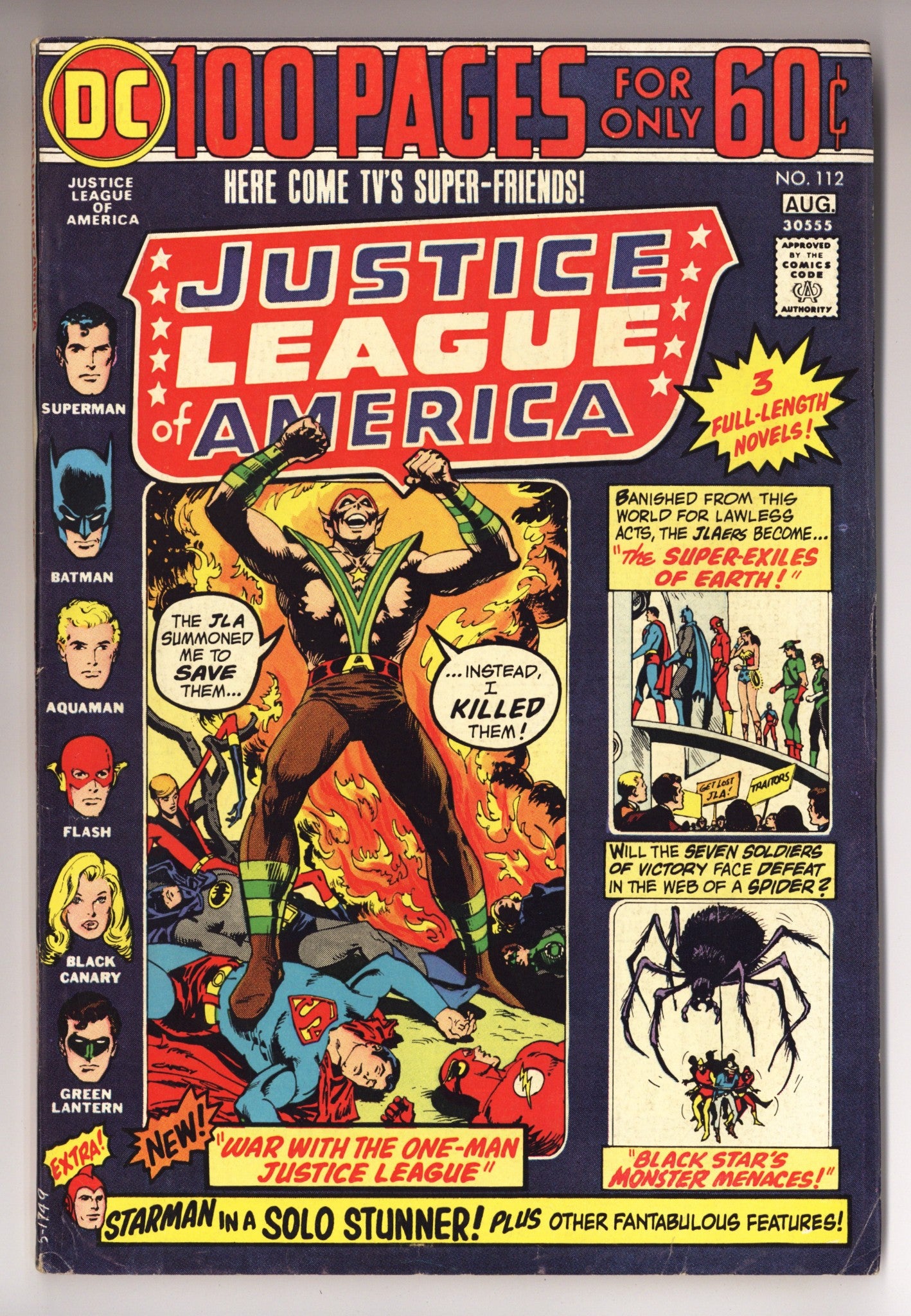 Justice League of America Vol 1 112 FN+ (6.5) (1974) 