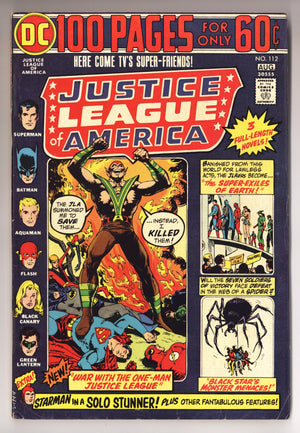 Justice League of America Vol 1 112 FN+ (6.5) (1974)