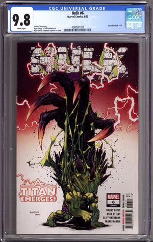 Hulk Vol 4 6 (773) CGC 9.8 (NM/M) (2022)