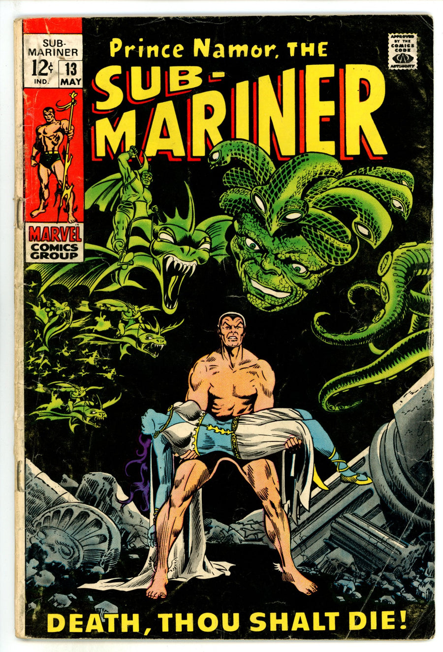 Sub-Mariner Vol 1 13 VG- (3.5) (1969) 