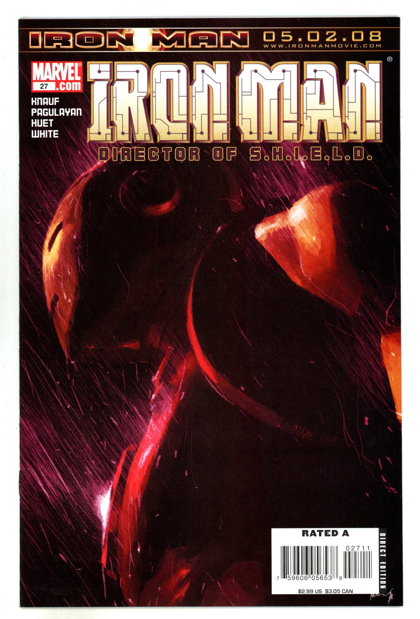 The Invincible Iron Man Vol 4 27 High Grade (2008) 