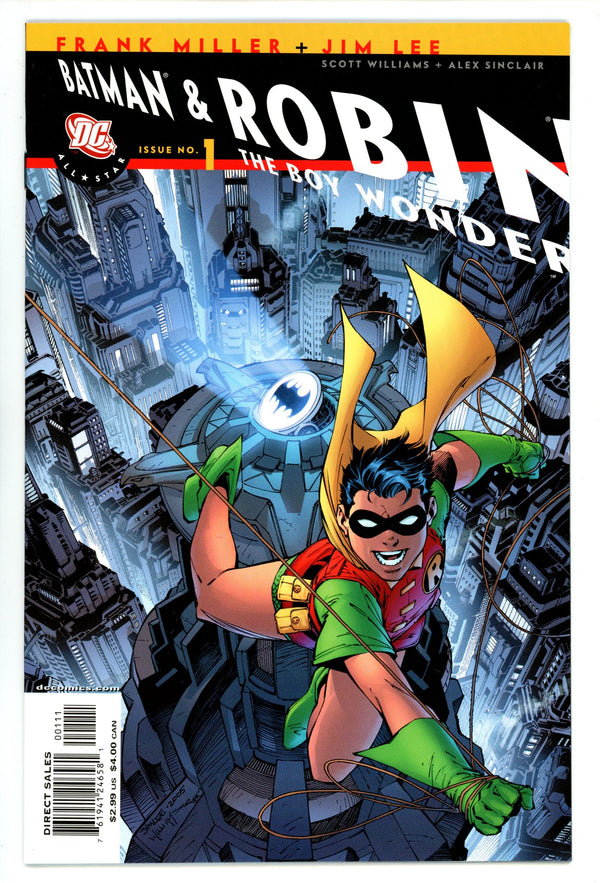 All Star Batman & Robin, the Boy Wonder 1 High Grade (2005) Robin Variant