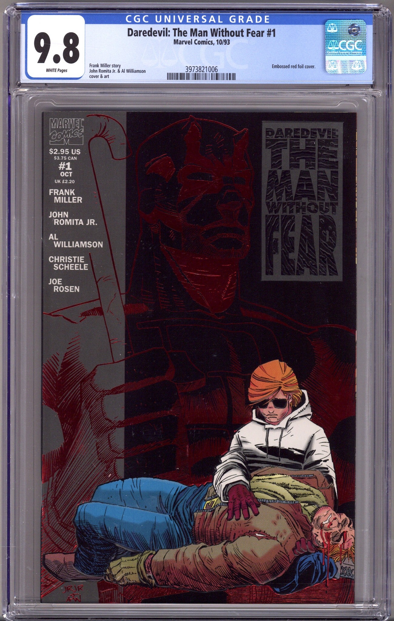 Daredevil The Man without Fear 1 CGC 9.8 (NM/M) (1993) 