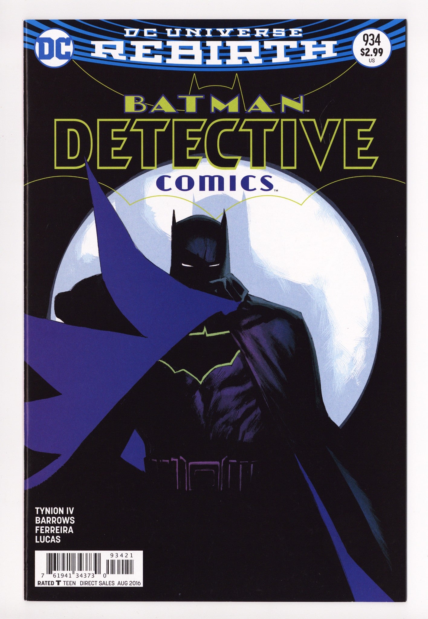 Detective Comics Vol 3 934 High Grade (2016) Albuquerque Variant 