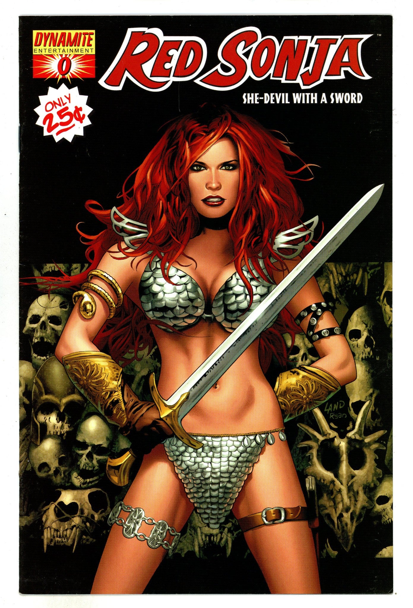 Red Sonja Vol 1 0 Mid Grade (2005) Land Variant 