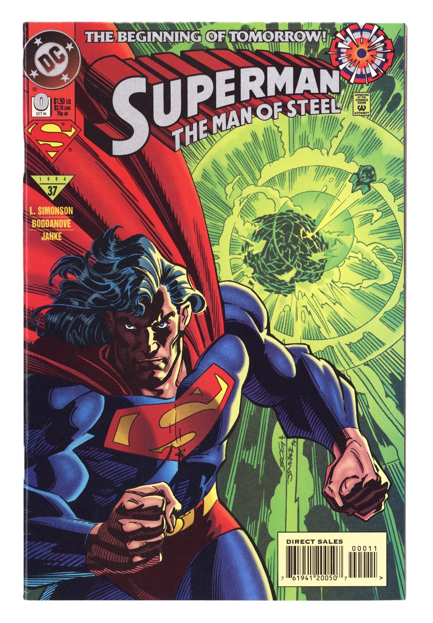 Superman: The Man of Steel 0 High Grade (1994) 