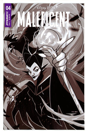 Disney Villains Maleficent 4 Durso B&W Incentive Variant (2023)