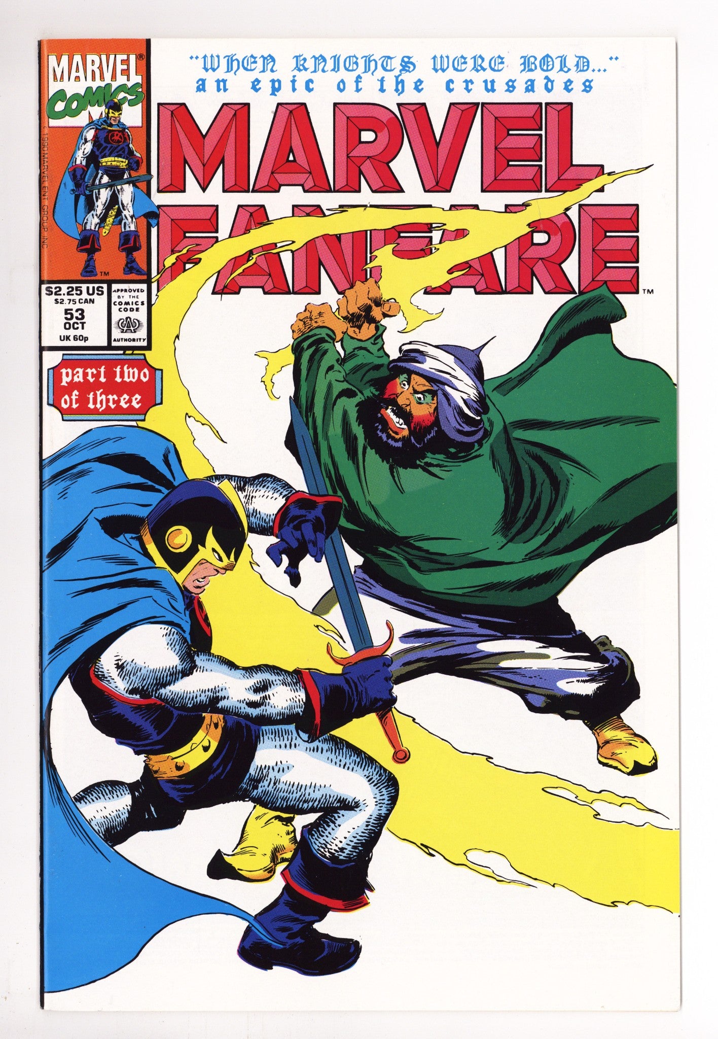 Marvel Fanfare Vol 1 53 High Grade (1990) 