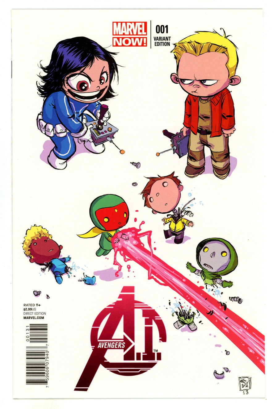 Avengers A.I.  1  High Grade  (2013) Young  Variant  