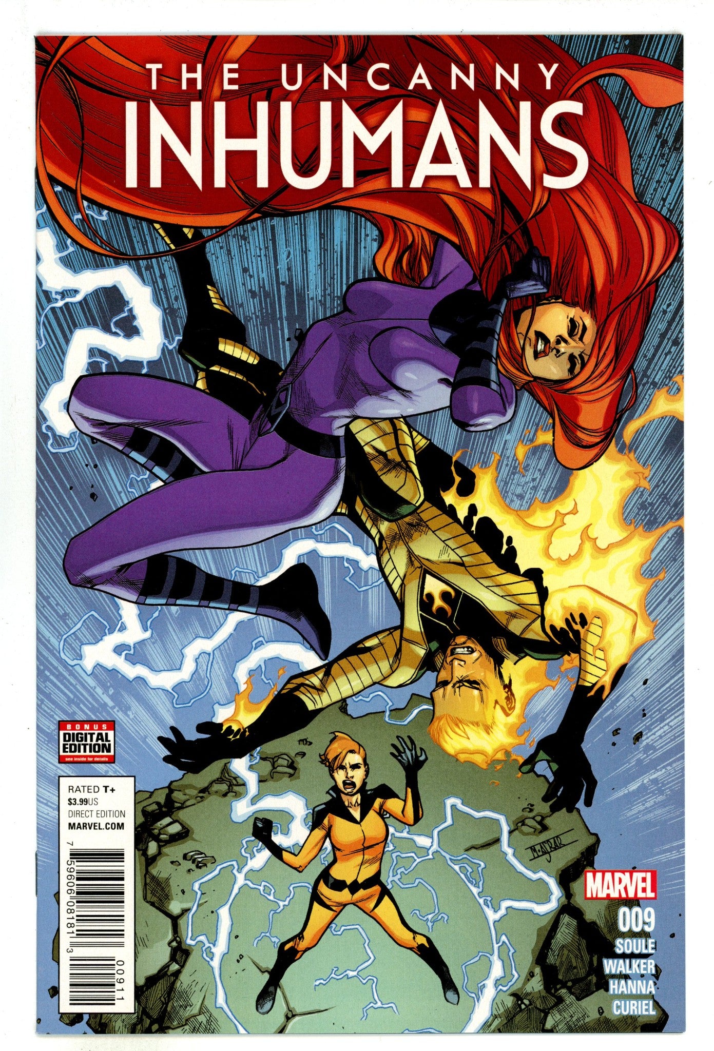 Uncanny Inhumans 9 High Grade (2016) 