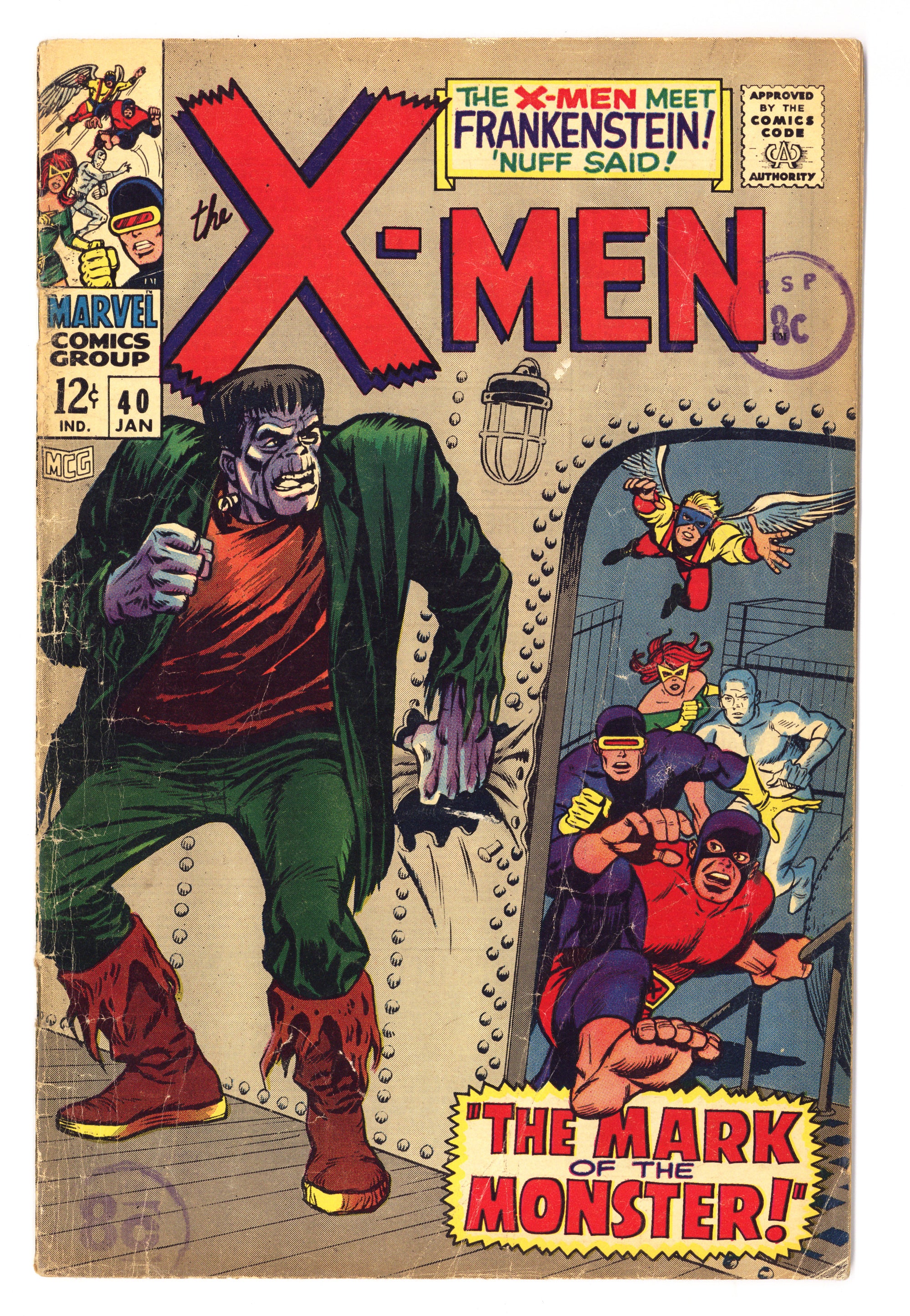 The X-Men Vol 1 40  GD/VG (3.0)   (1968)        