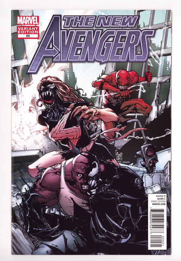 New Avengers Vol 2 20 NM- (9.2) Apparent, Sunfaded (2012) Camuncoli Incentive Variant