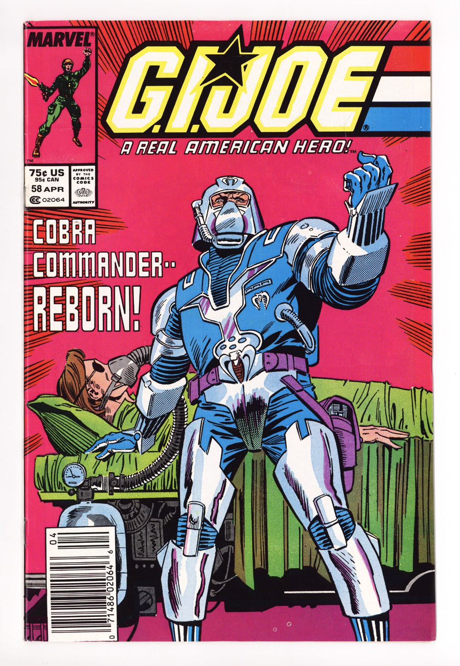 G.I. Joe, A Real American Hero 58 High Grade (1987) Newsstand 