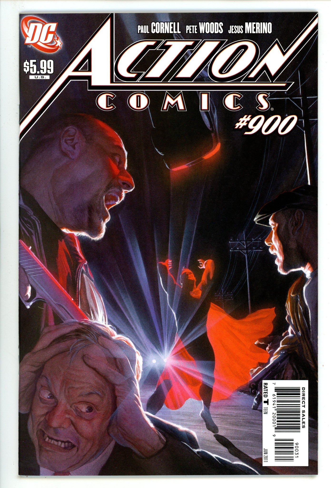 Action Comics Vol 1 900 NM- (9.2) (2011) Ross Variant 