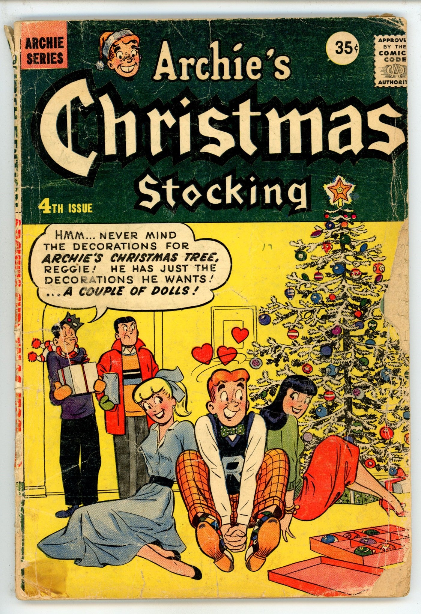 Archie Giant Series Magazine 4 GD- (1.8) (1957) Canadian Price Variant 