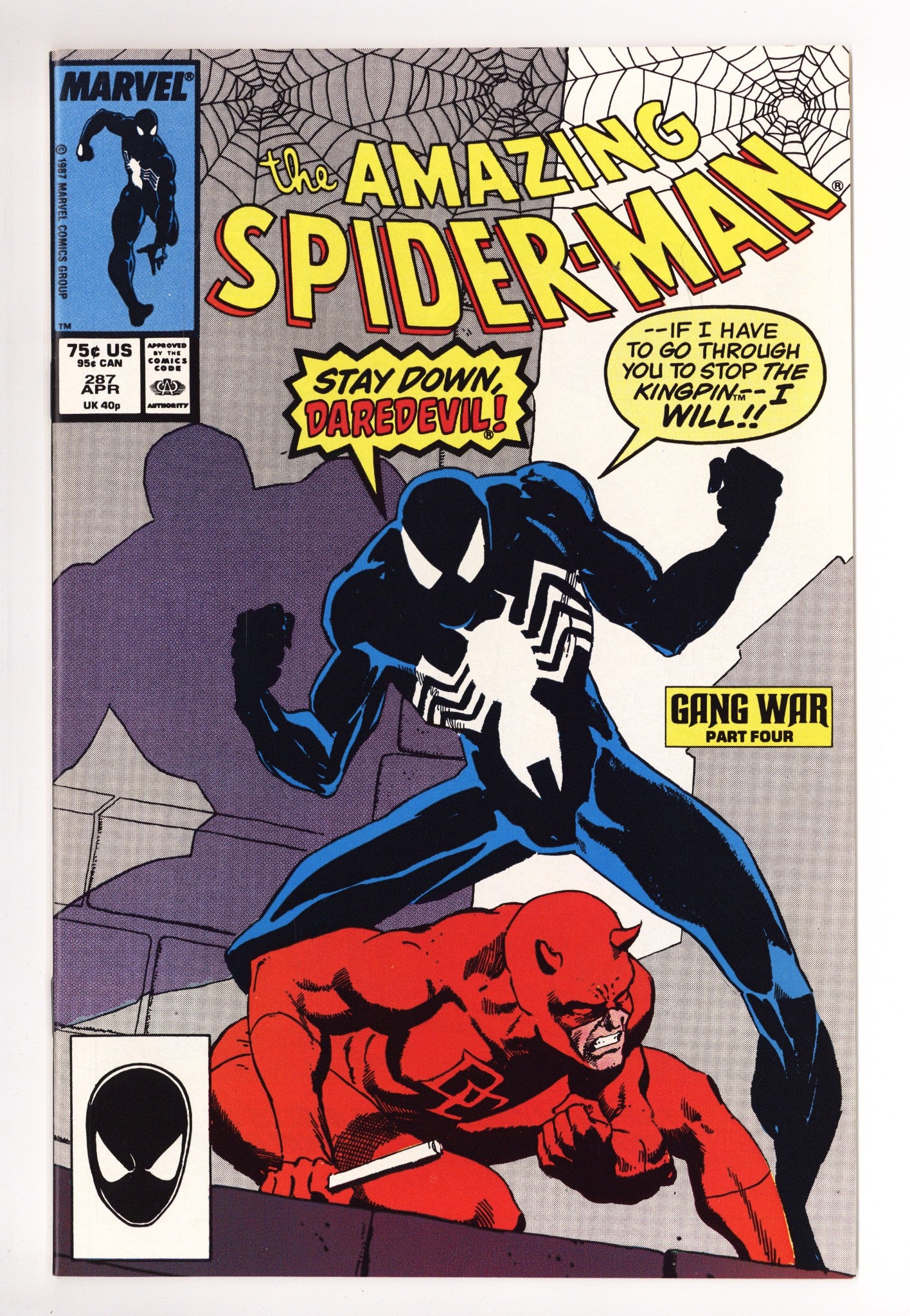 The Amazing Spider-Man Vol 1 287 NM- (9.2) (1987) 
