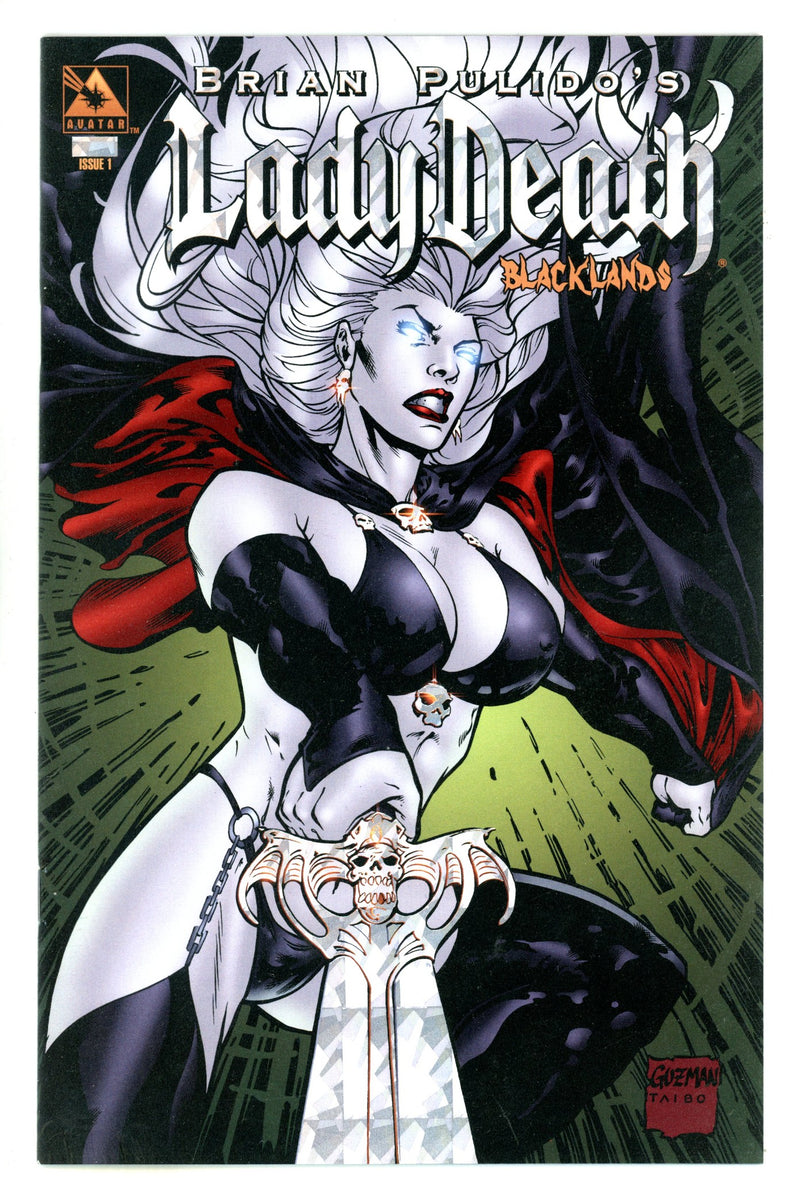 Brian Pulido's Lady Death: Blacklands 1 NM- (9.2) (2006) Guzman Variant 
