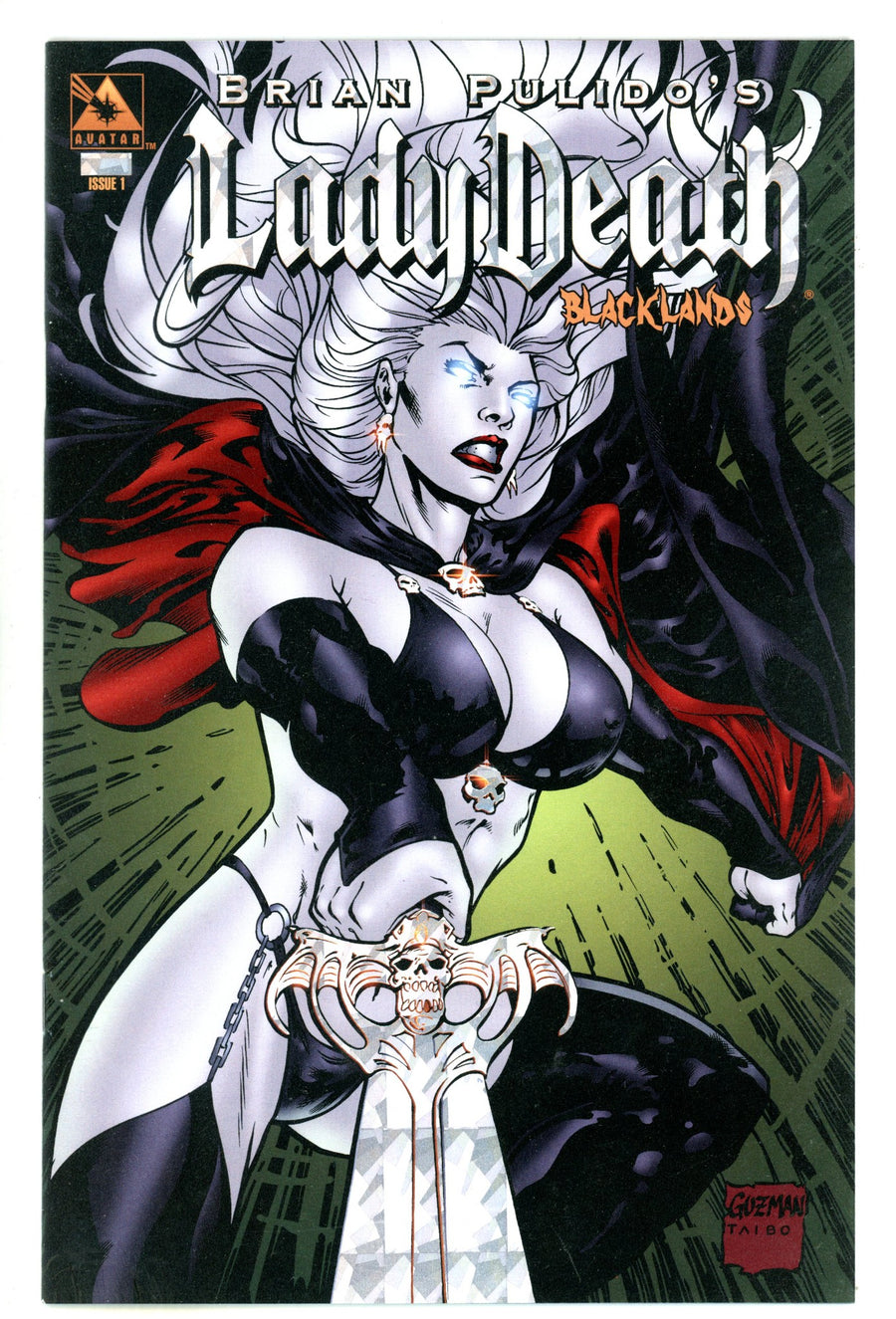 Brian Pulido's Lady Death: Blacklands 1 NM- (9.2) (2006) Guzman Variant 