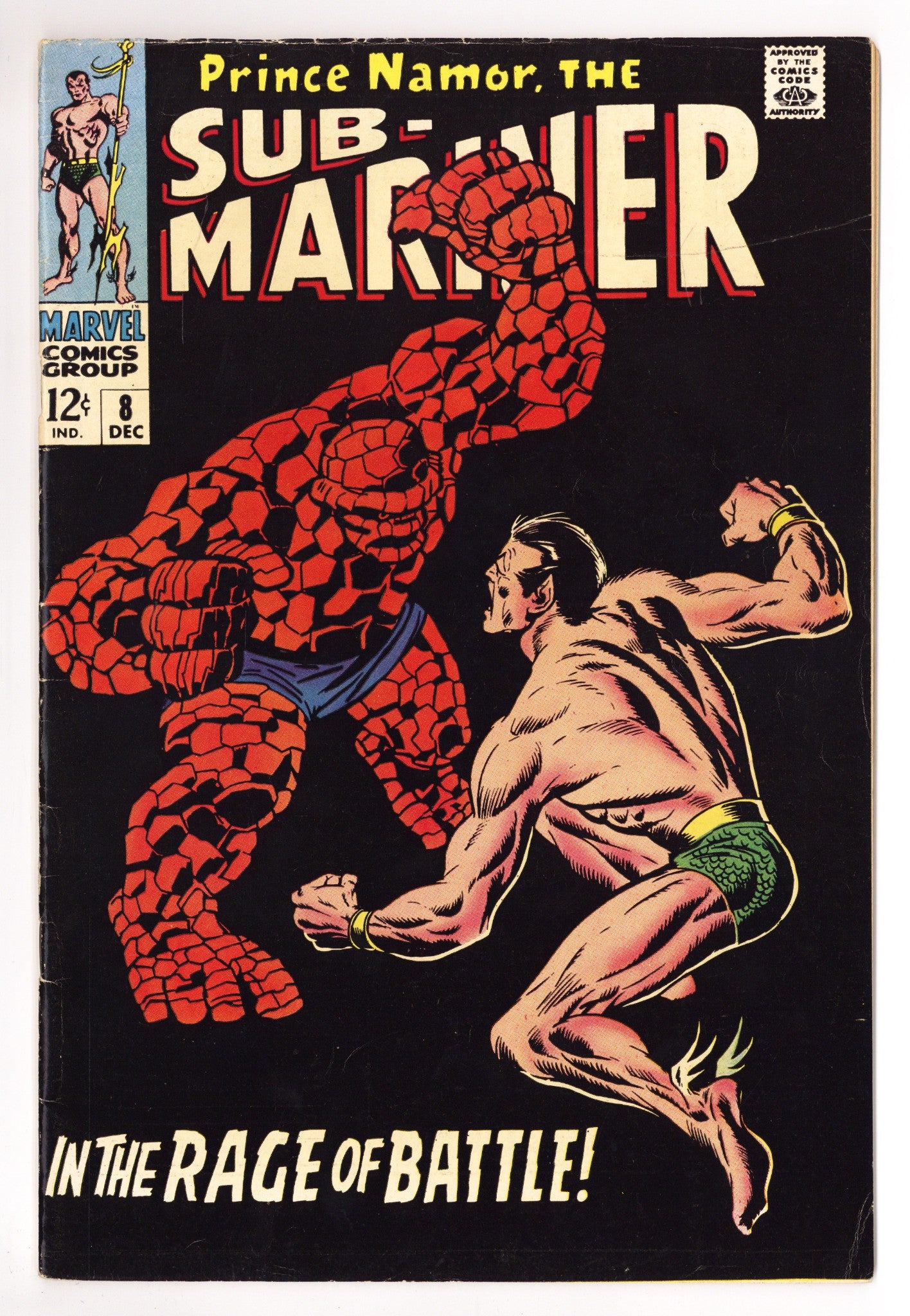 Sub-Mariner Vol 1 8 FN (6.0) (1968) 