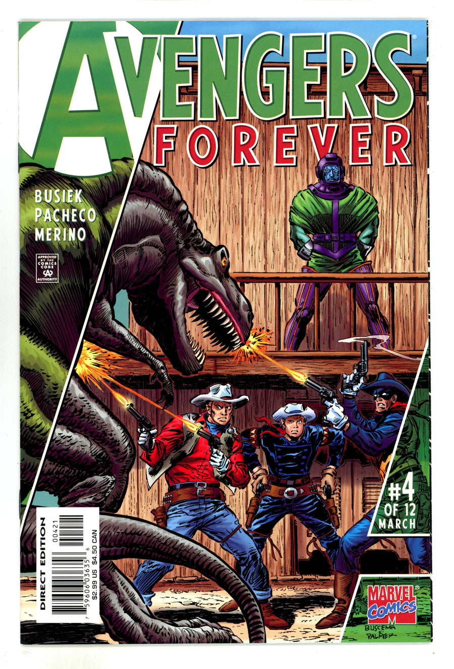 Avengers Forever Vol 1 4  High Grade  (1999) Buscema  Variant  