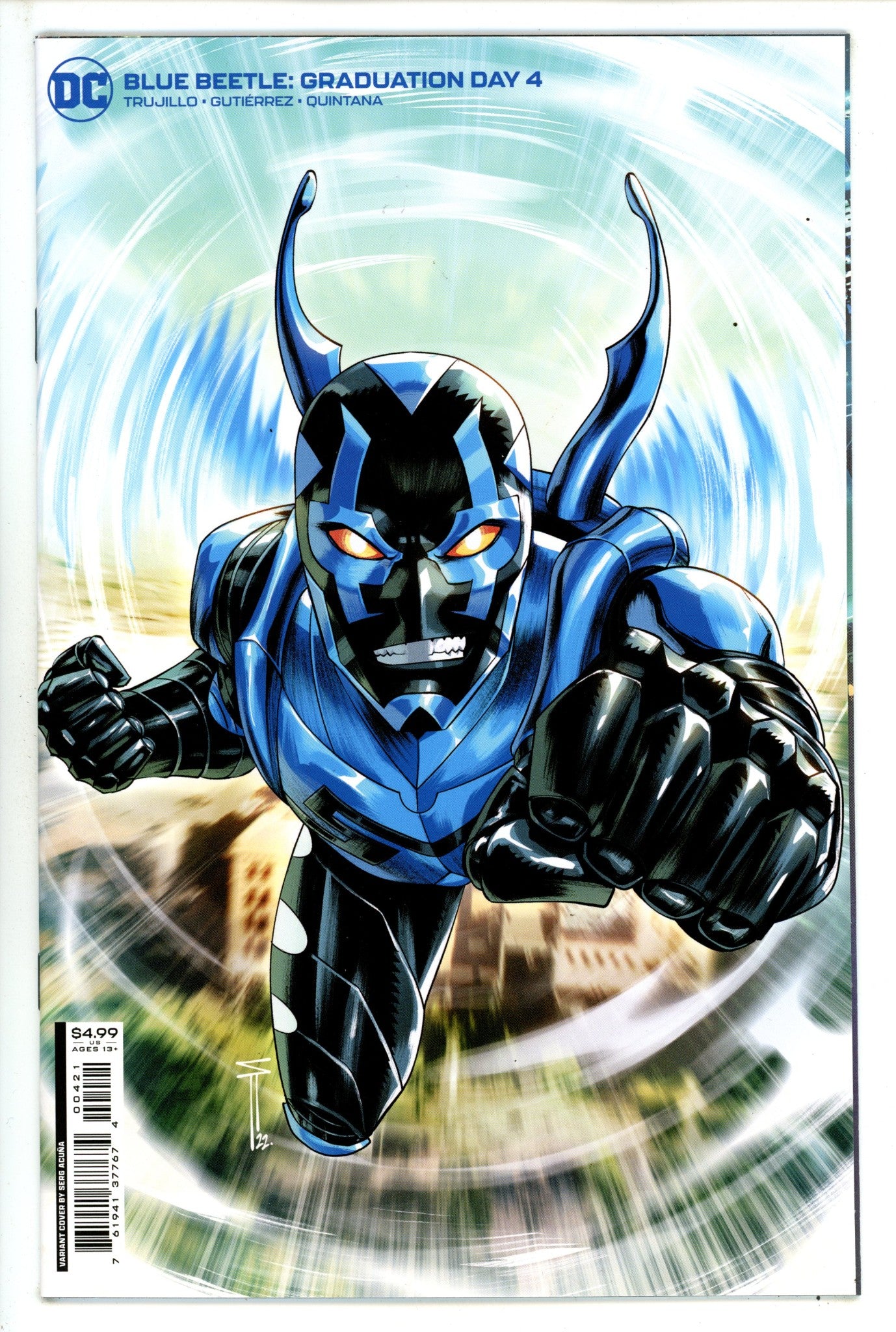 Blue Beetle: Graduation Day 4 High Grade (2023) AcuÃ±a Variant 
