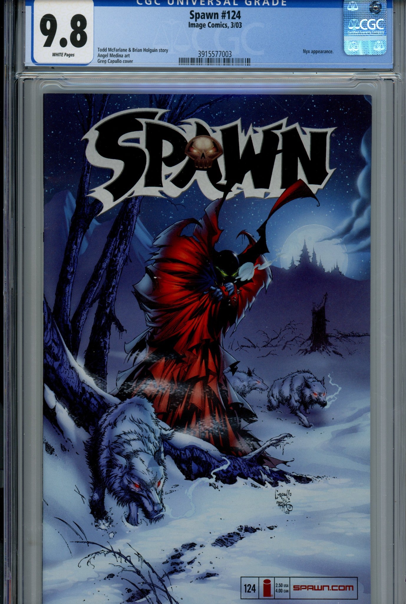 Spawn 124 CGC 9.8 (NM/M) (2003) 