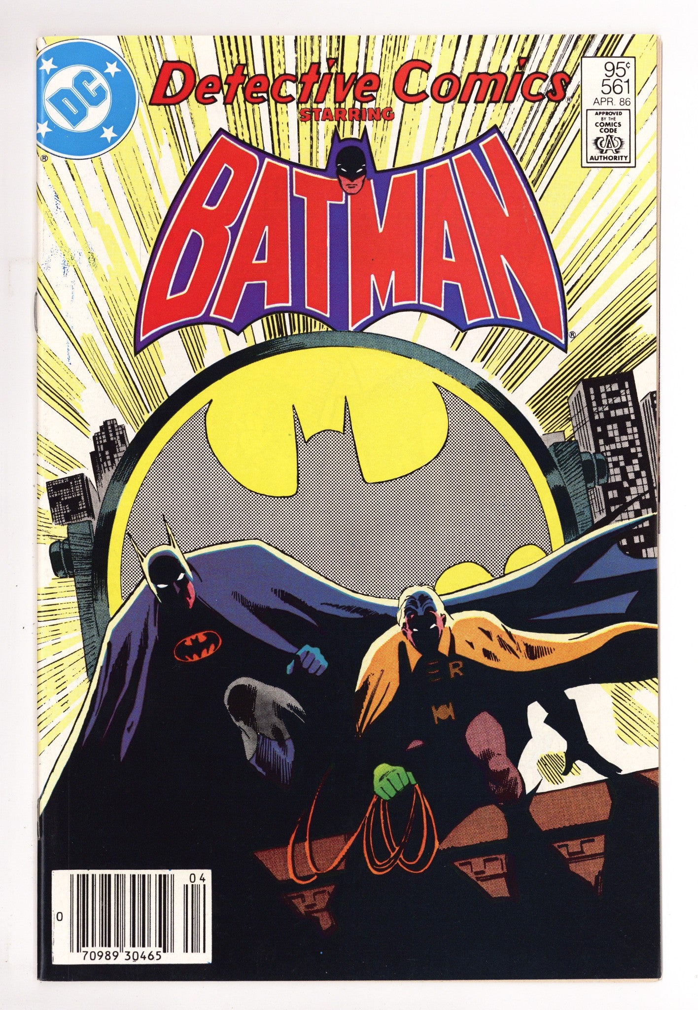 Detective Comics Vol 1 561 VF/NM (9.0) (1986) Canadian Price Variant 