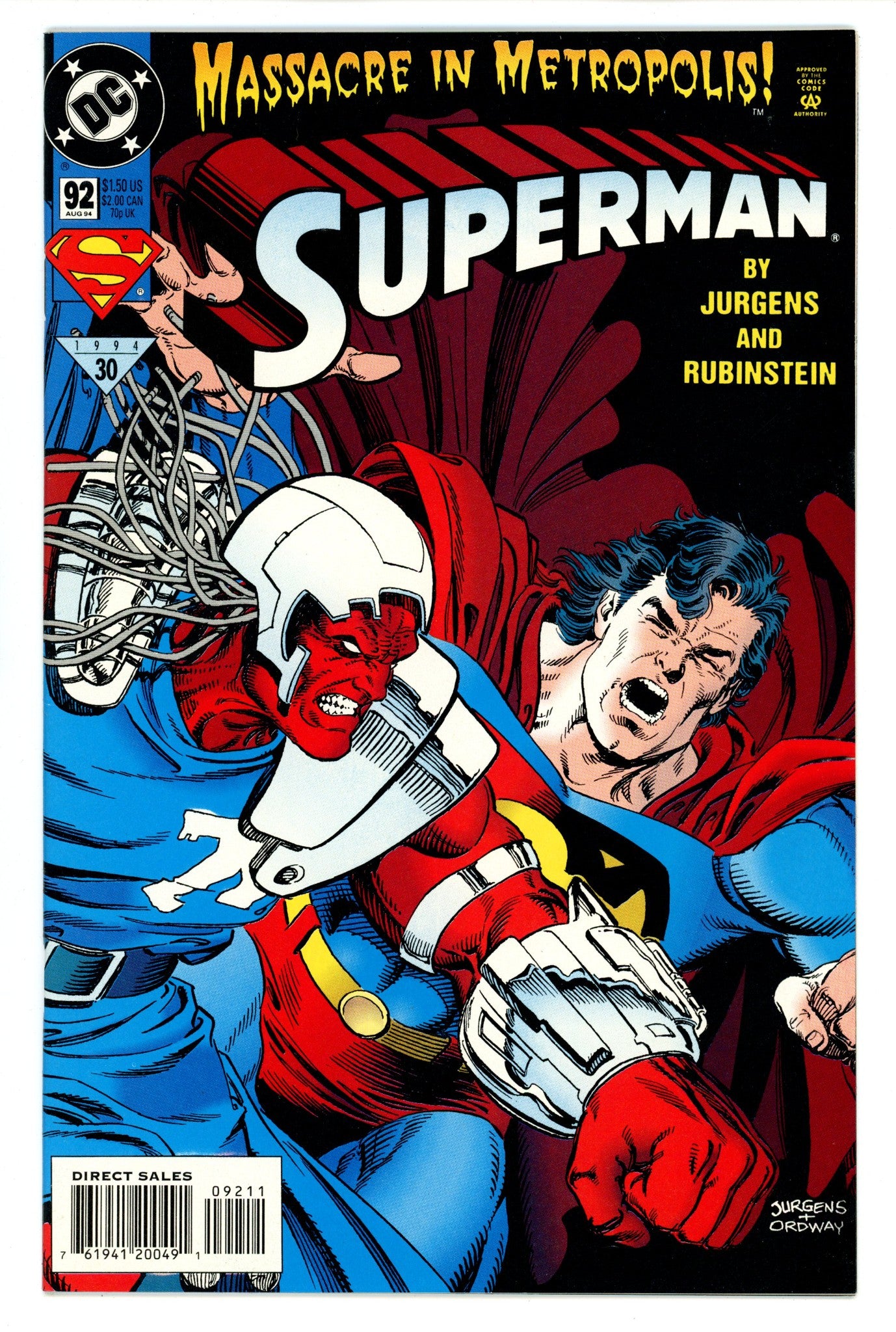Superman Vol 2 92 High Grade (1994) 