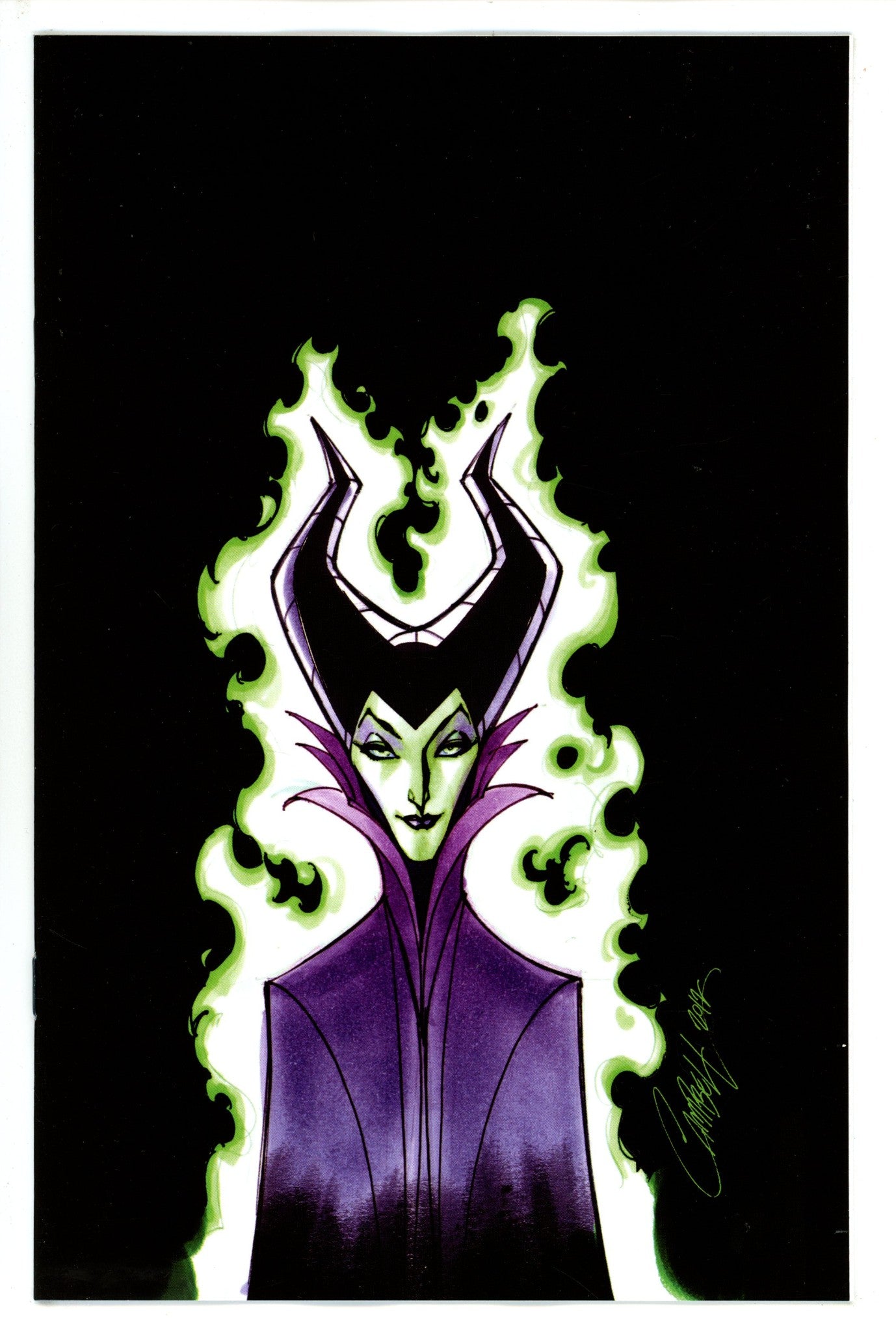 Disney Villains Maleficent 4 Campbell Virgin Incentive Variant VF/NM (2023)