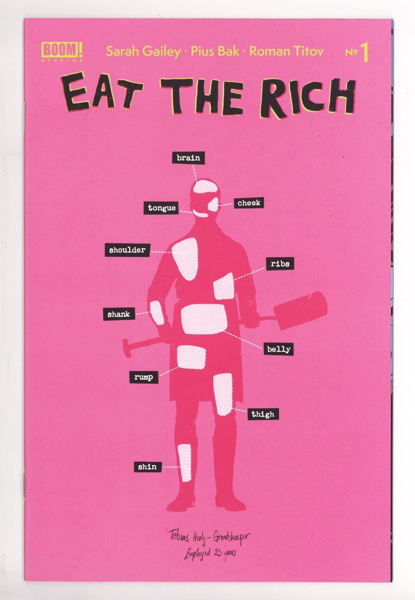 Eat the Rich   1  High Grade   (2021) Error     Variant  