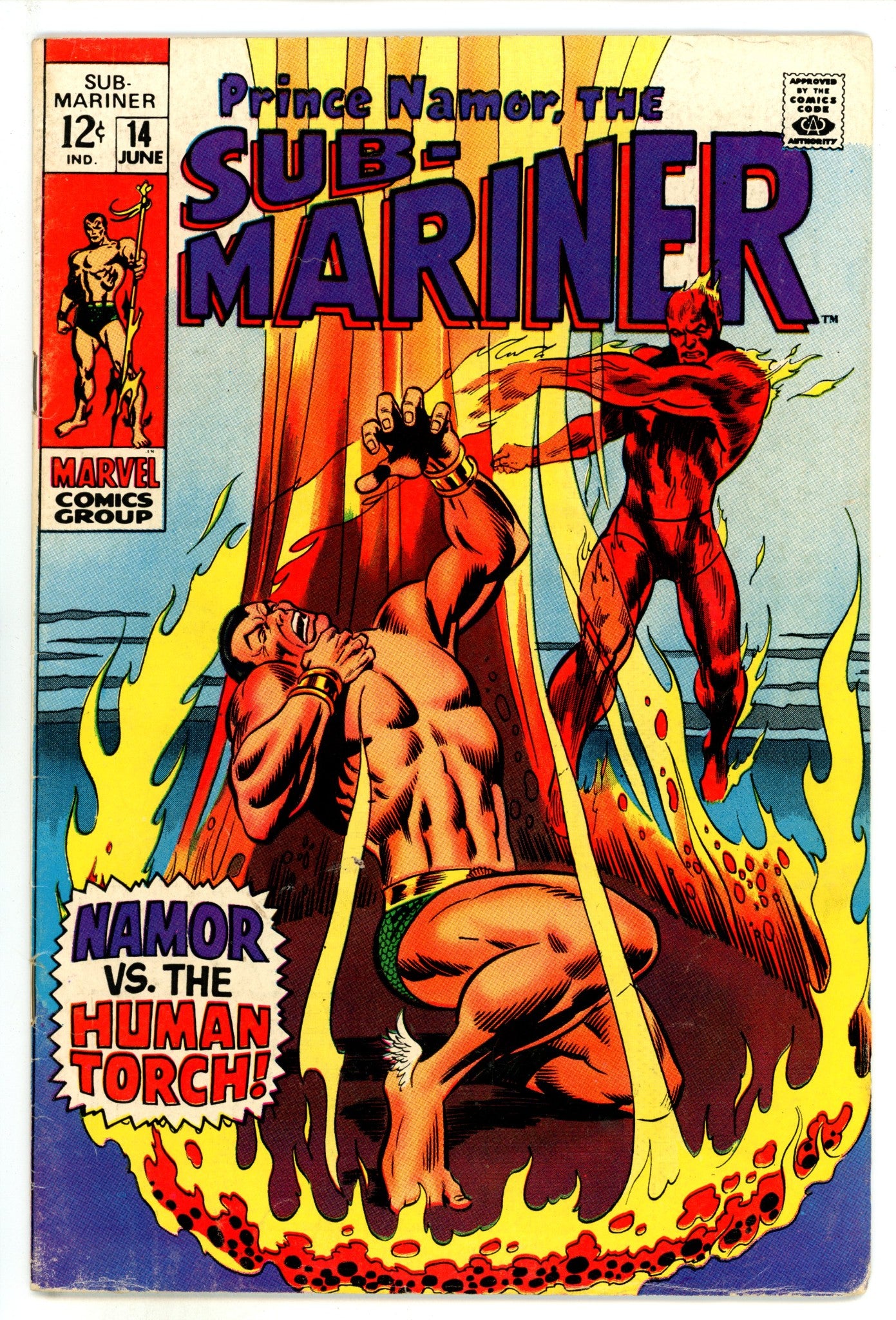 Sub-Mariner Vol 1 14 VG (4.0) (1969) 