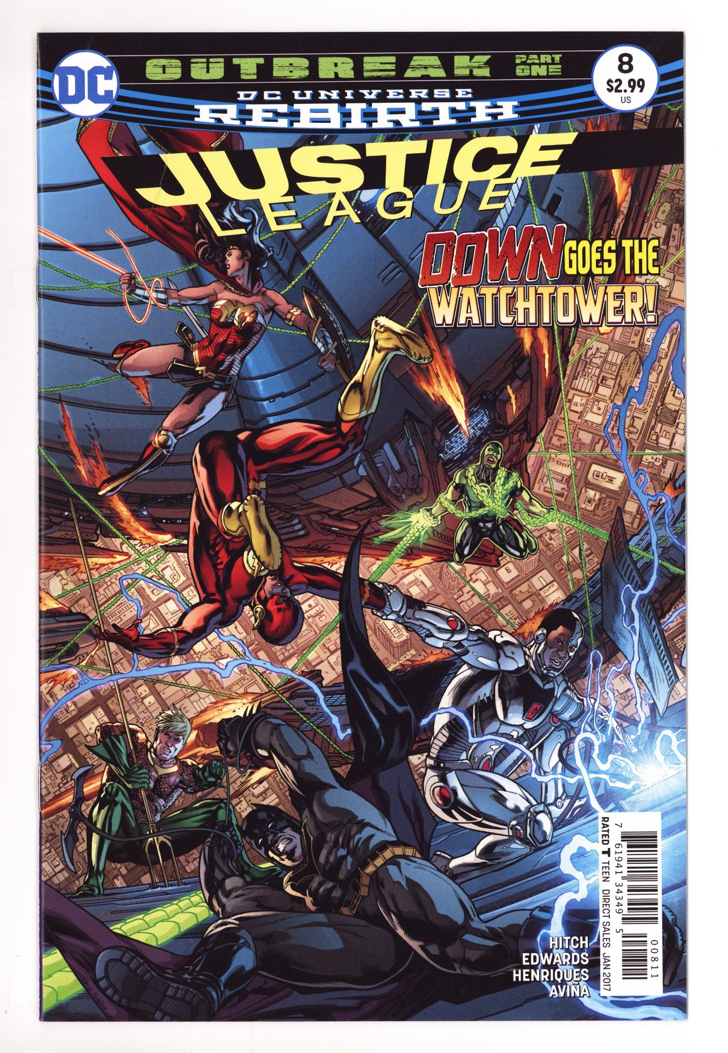 Justice League Vol 2 8 High Grade (2017) 