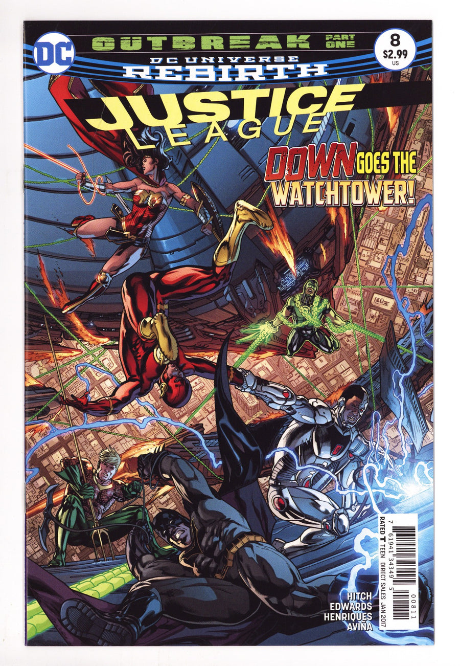Justice League Vol 2 8 High Grade (2017) 