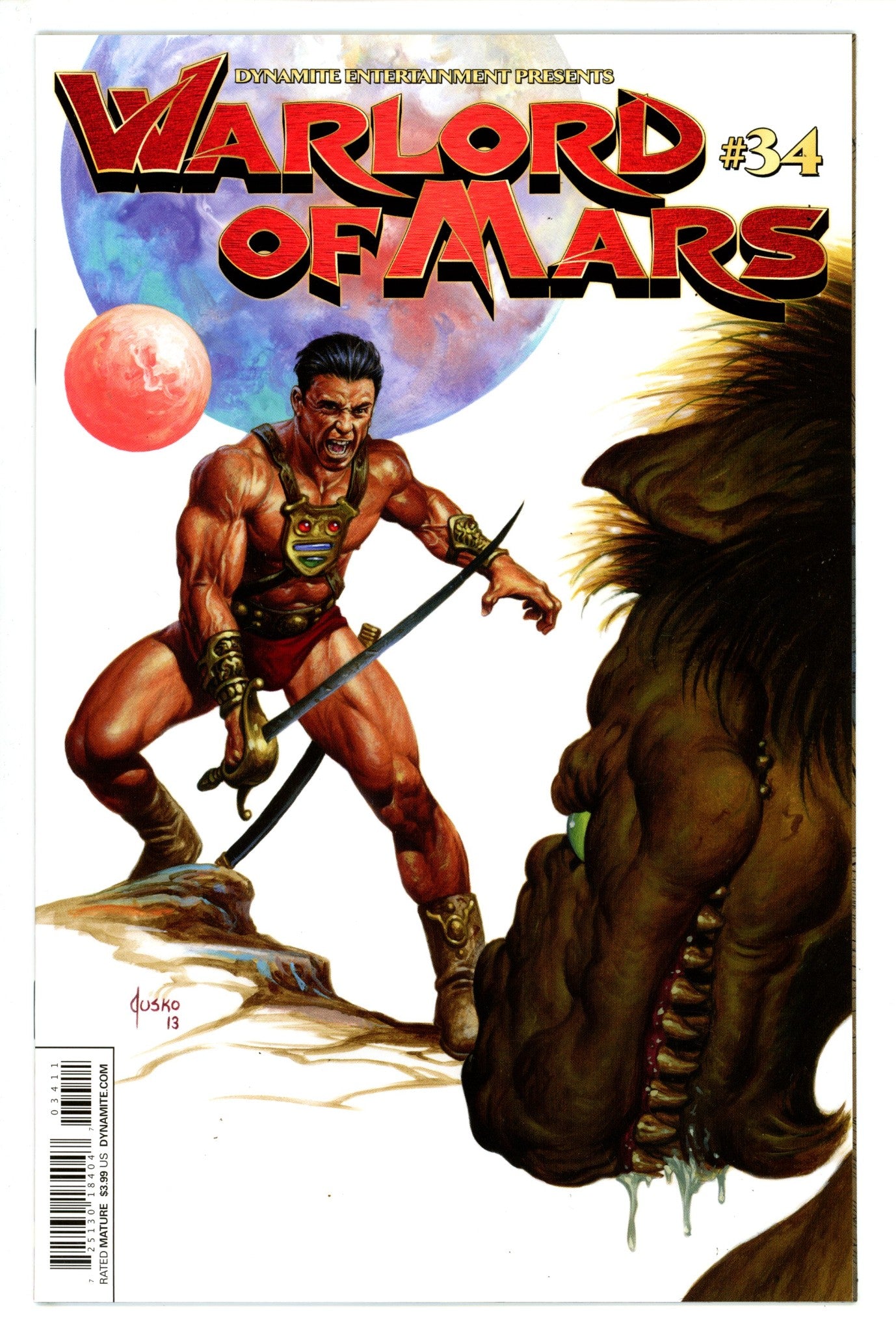 Warlord of Mars 34 VF/NM (9.0) (2014)