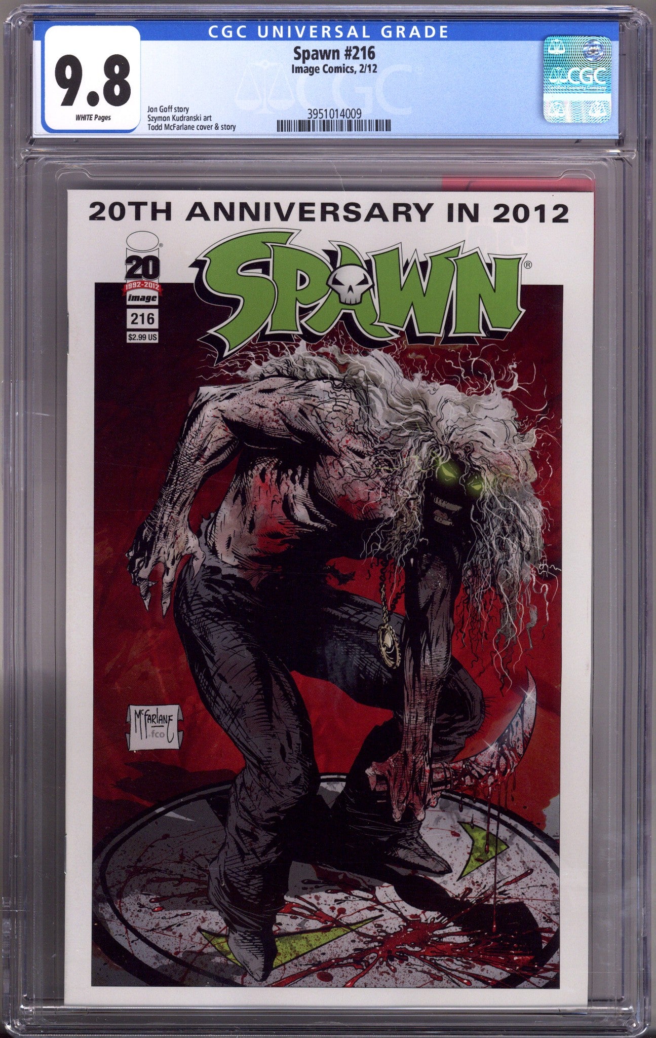 Spawn 216 CGC 9.8 (NM/M) (2012) 