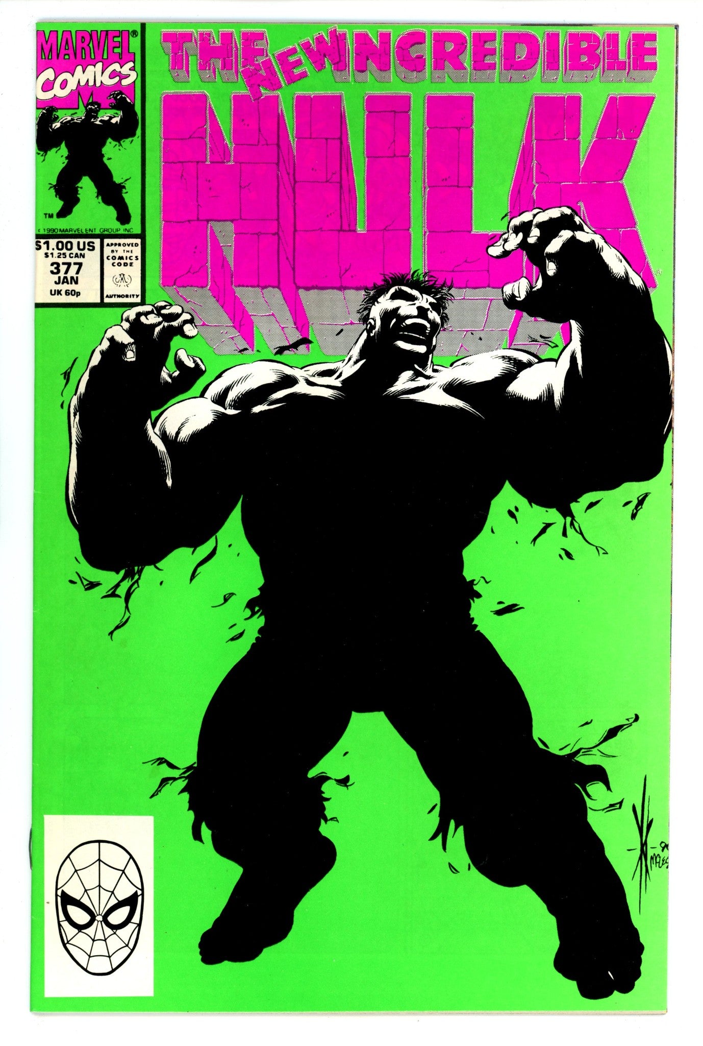 The Incredible Hulk Vol 1 377 VF (8.0) (1991) 