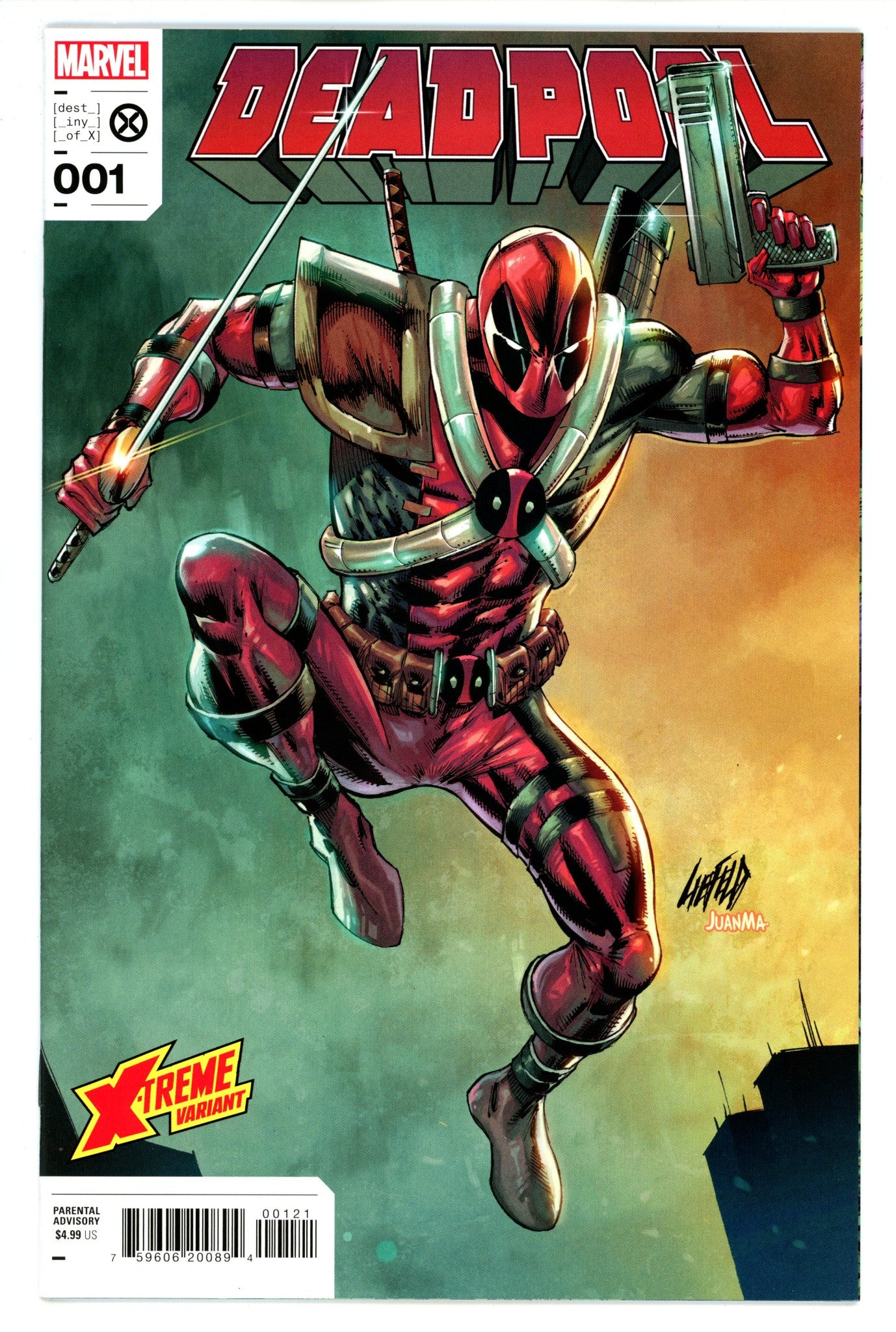 Deadpool Vol 8 1 High Grade (2023) Liefeld Variant 
