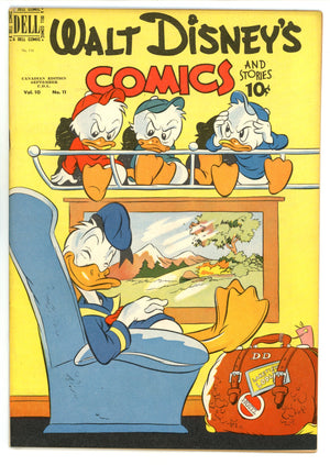 Walt Disney's Comics and Stories Vol 10 11 (119) VF (8.0) (1950) Canadian Edition 