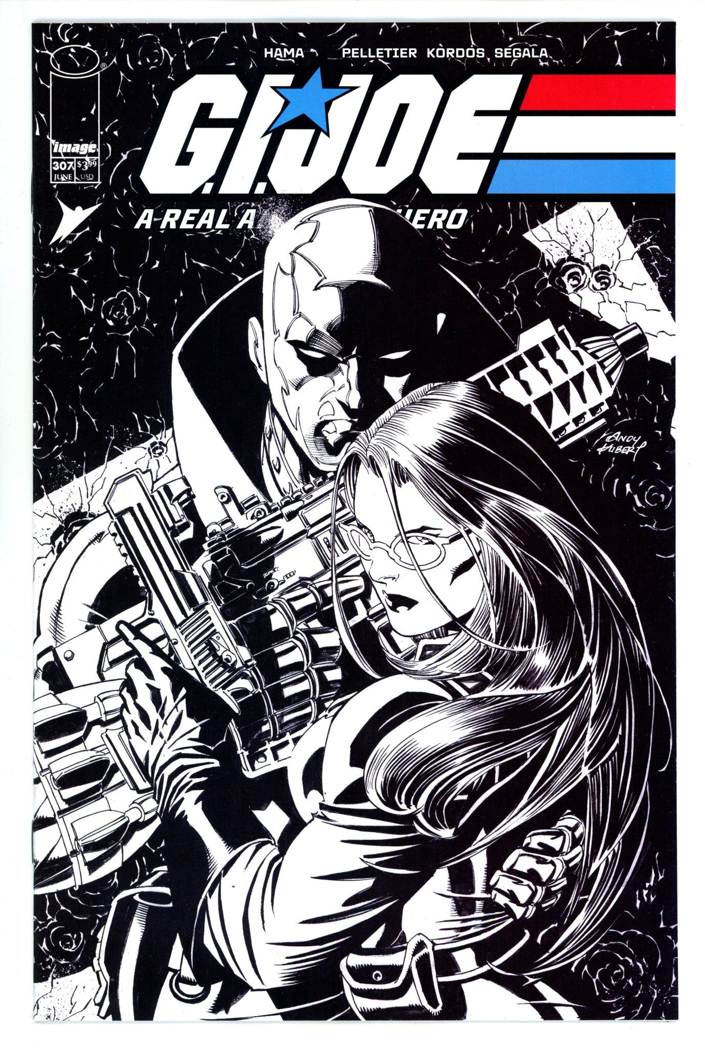 Gi Joe A Real American Hero 307 Kubert B&W Variant (2024)