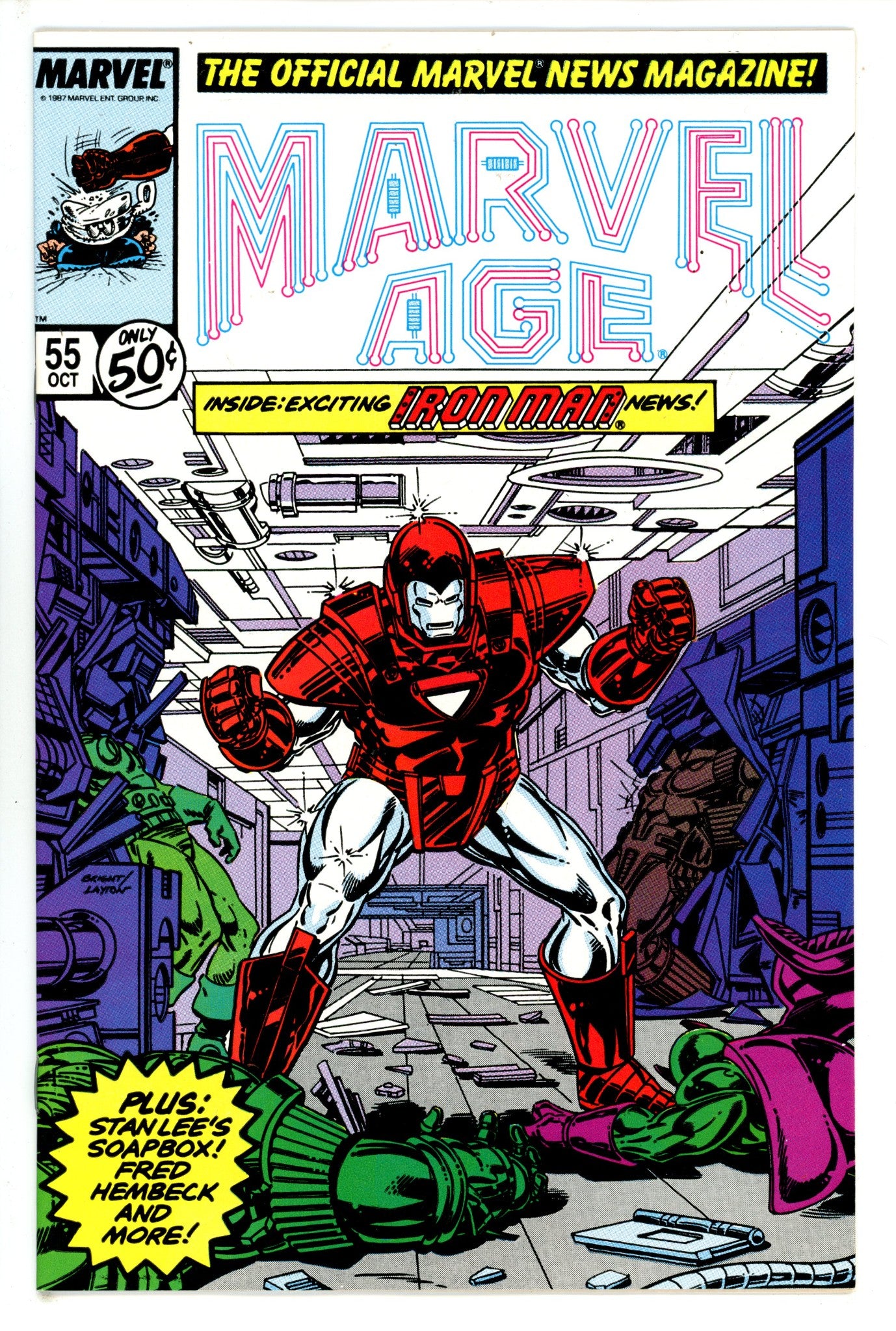 Marvel Age 55 NM (1987)