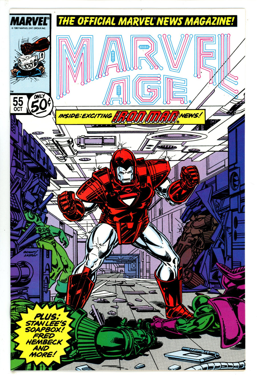 Marvel Age 55 NM (1987)